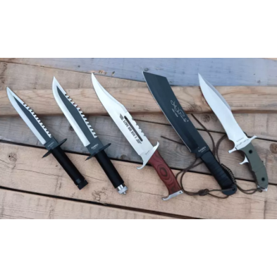 Colección cuchillos Rambo, pack de 5 cuchillos