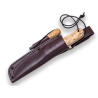 Cuchillo Bushcraft y Supervivencia Joker Trampero Scandi en Abedul Rizado con Ferrocerio
