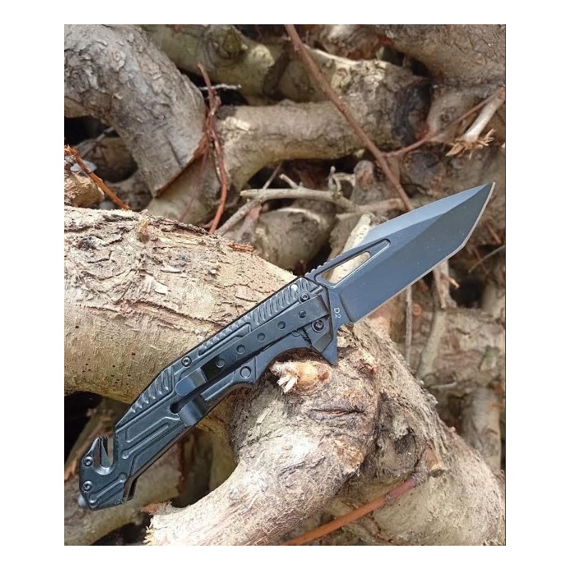 Navaja Deportiva JKR PRO 10009, mango fibra de carbono y G10.