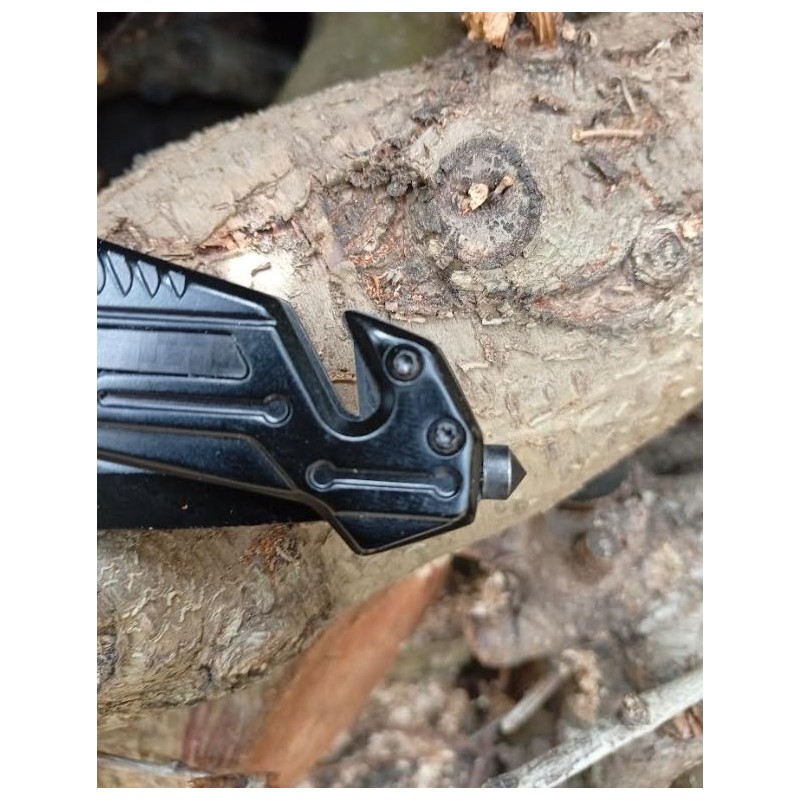 Navaja Deportiva JKR PRO 10009, mango fibra de carbono y G10.