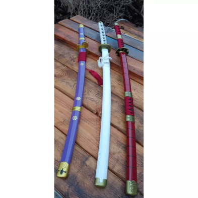 Pack 3 Katanas de Zoro con Cinturón