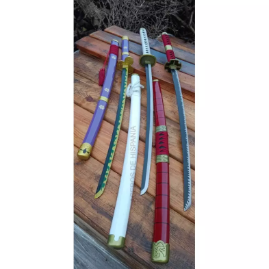 Pack 3 Katanas de Zoro con Cinturón