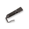 Cuchillo de supervivencia JKR 786 mango de goma, hoja recubrimiento titanio