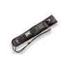 Cuchillo de supervivencia JKR 784, mango de goma, hoja recubrimiento titanio