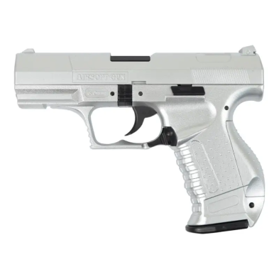 Pistola airsoft de muelle HFC plateada (HA 120S) RLM